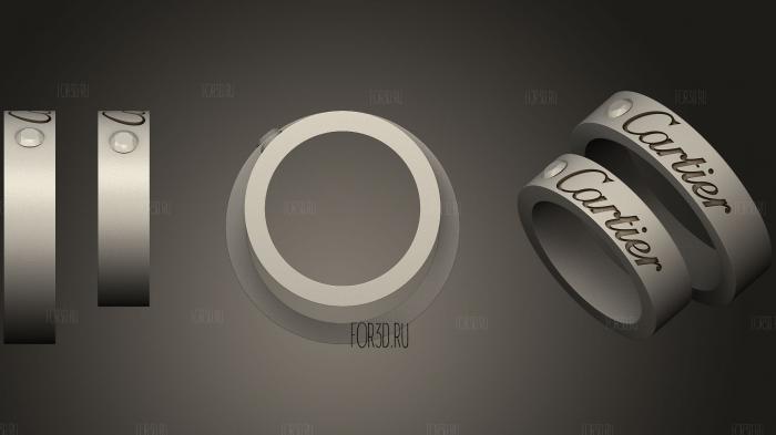 Ring 104 stl model for CNC
